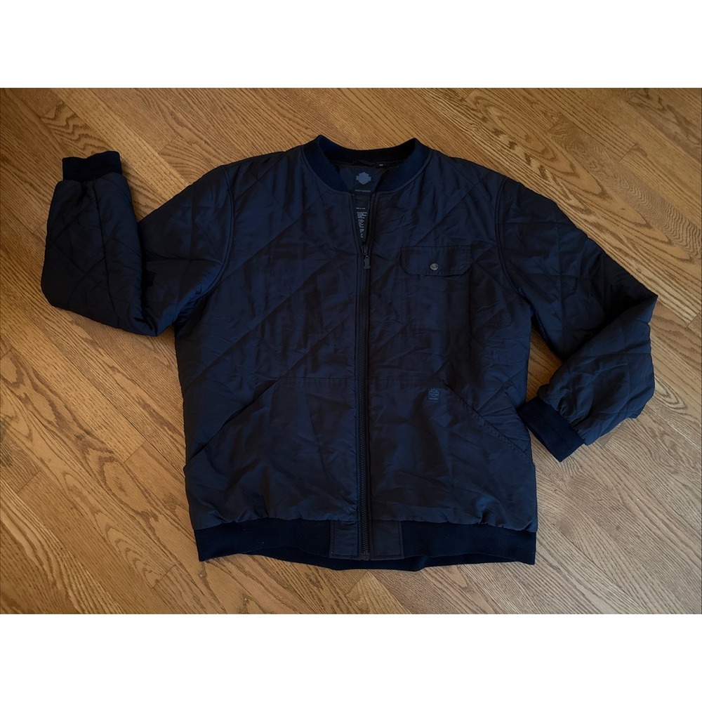 Harley Davidson Quilted Nylon Bomber Casual Jacket 97403-17VM Black 3XL